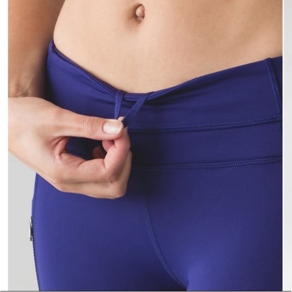 Lululemon Inspire Tight II Mesh Emperor Blue legging 6 - Picture 4 of 16